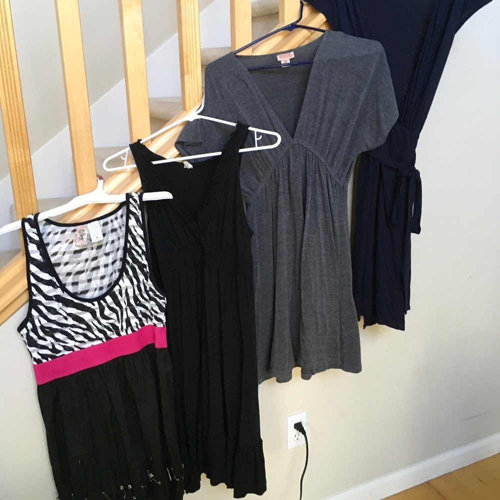 4 beautiful dresses, small and medium